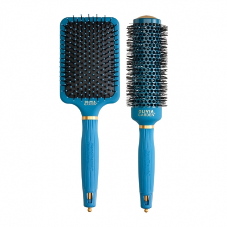 Duo de brosses Nanothermique PEACOCK 