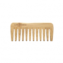 Peigne démêloir sans manches et dents larges gravé 
