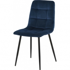 Chaise Manta velours 