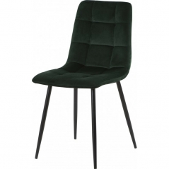 Chaise Manta velours 