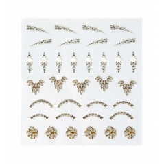 Décors adhésifs bijoux pour ongles