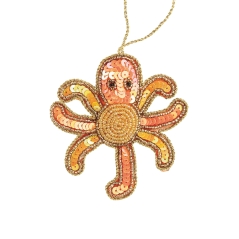 Décoration sapin poulpe