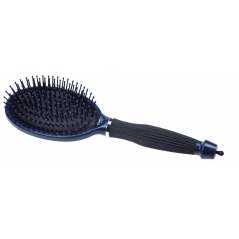 Brosse pneumatique ovale bleue
