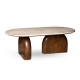 Table basse Aydin travertin