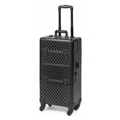 Valise trolley noire 2 en 1