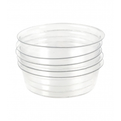 Godets jetables en plastique