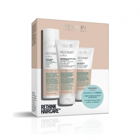 Routine 3 produits pour boucles serrées et cheveux frisés Curls Re/start