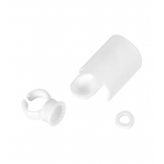 Bague jetable avec support de cils et colle intégré