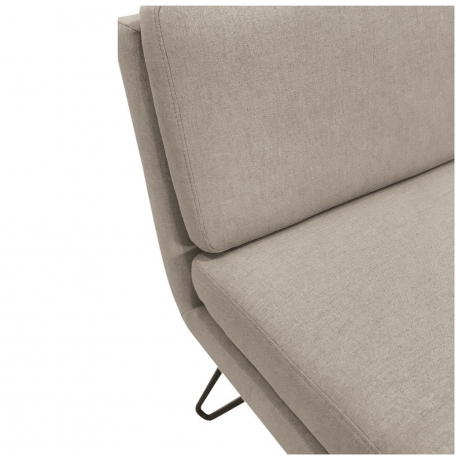Fauteuil Jacques toile stone