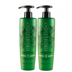 Rituel réparation Huile reconstituante Amazonia Step 1 & 2 Orofluido