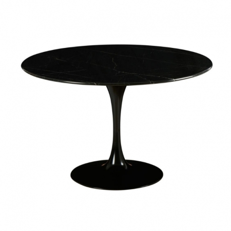 Table Marbella ronde noire