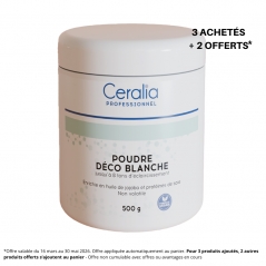 Poudre décolorante blanche