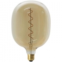 Ampoule ovale ambrée à filament 