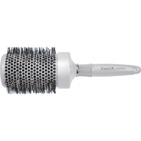 Brosse ronde cage métal Super White 